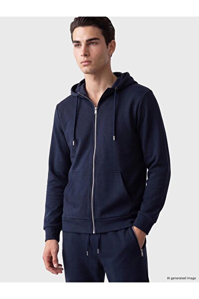 LC Waikiki Hooded Men's Zippered Sweatshirt (W6)