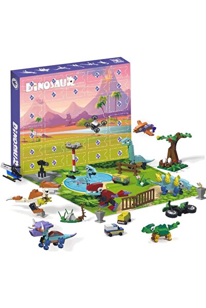 Arabest Dinosaur Series Building Blocks Set,2023 Christmas Advent Calendar,24...
