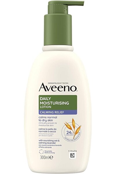 AVEENO Daily Moisturising Lotion Calming Relief (1x 300ml), Soothing Body Lot...