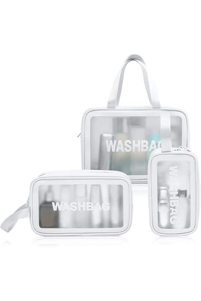 URbazaar Cosmetic bag, Double Layer Travel Makeup Bags For Women, Waterproof ...