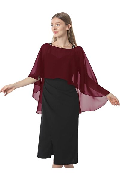 GENERAL womens Chiffon Cape001 Pashmina Shawl
