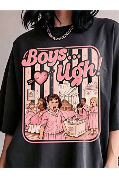23ERVA Summer Outfit Women, Boys. Ugh! Funny Vintage T-Shirt, Loose And Breat...
