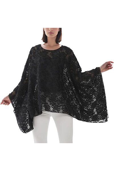 GENERAL Wiiiwish Women's Loose Solid Long Batwing Sheer Chiffon Caftan Wrap P...