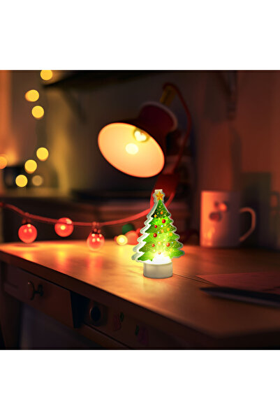 Alista Home Decorațiune LED pentru bradul de Crăciun, lumină caldă, alimentat...