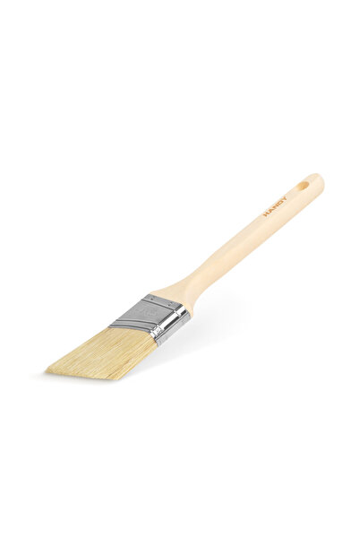 Alista Home Pensulă unghiulară de 2 inch cu mâner din lemn, peri înclinați, a...