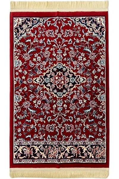 GENERAL Haram Carpets Blue Prayer Rug - 110x70x0.8cm, Anti-Slip Islamic Praye...