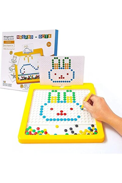 JOYZZZ Magnetic Drawing Board, 12" x 12" Magnetic Board for Kids, Large Doodl...