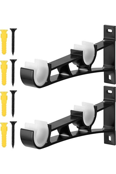 Morvena Picks Suporturi metalice rezistente pentru perdele potrivite pentru t...