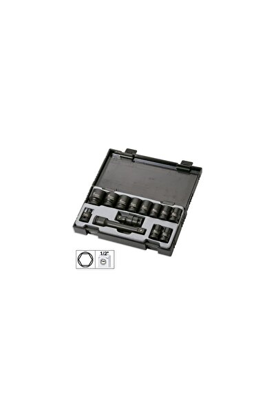 Skin Generics SET 13 PIESE. TUBULARE DE IMPACT DE 1/2` HEX. + ADAPTOR Jbm 52341