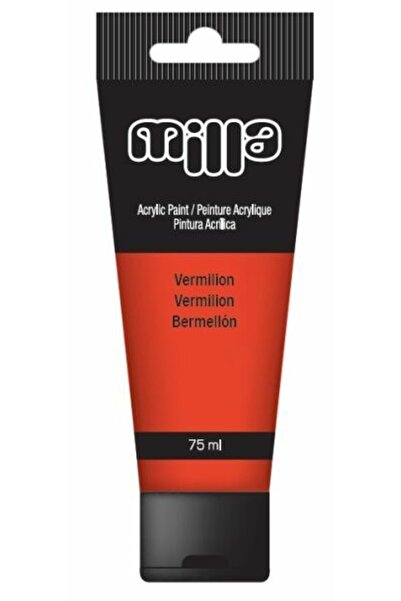 MC Micostore Culori acrilice tempera 75ml rosu Milla