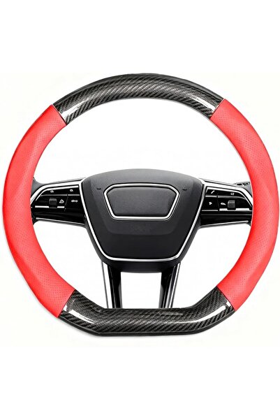 Rightsure Steering Wheel Cover, Carbon Fiber Leather Car Steering Wheel Cover...