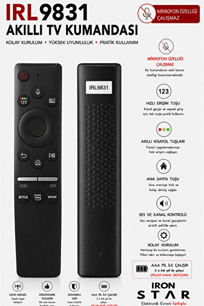 Samsung TV kumandası / Smart TV kumandası / televizyon kumandası / akıllı TV ...
