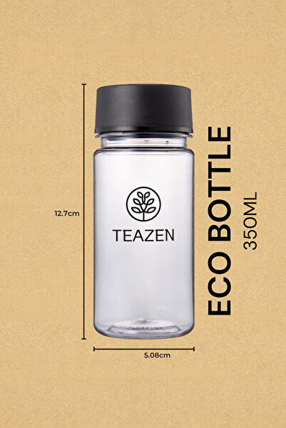 TEAZEN Soğuk ve Sıcak İçecek İçin Şeffaf Şişe Hot / Cold Eco Bottle BPA İçermez