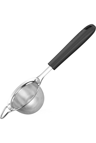 U-Taste Kitchen Fine Mesh Strainer for Sifting Flour (10.2cm,Midnight Blue) |...