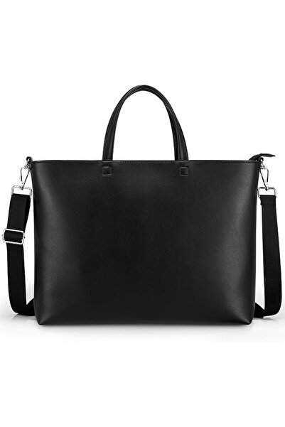 GENERAL Large Tote Bag Zipper Closure Pu Leather Women's Handbag Casual Big P...