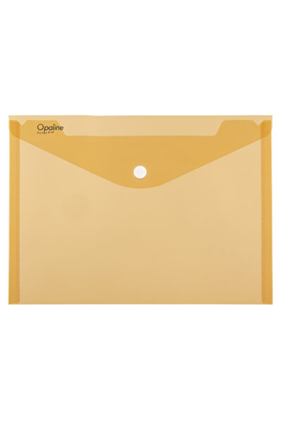 MC Micostore A4 Opaline Orange Stapled Folder