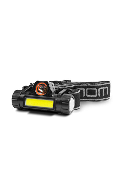 Alista Home Lanternă frontală LED COB SMD, baterie de 1200 mAh, 120 lumeni, U...