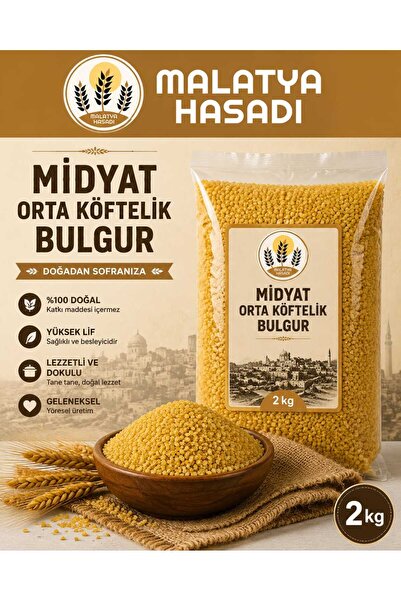 Yerli MİDYAT KÖFTELİK (ORTA) BULGUR 2 KG