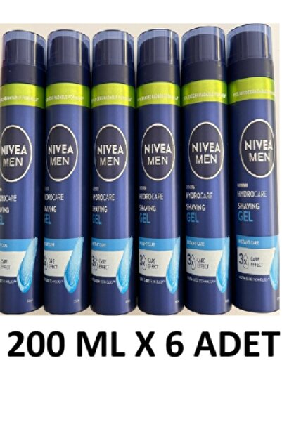 NIVEA MEN HYDROCARE Tıraş Jeli x 6 ADET