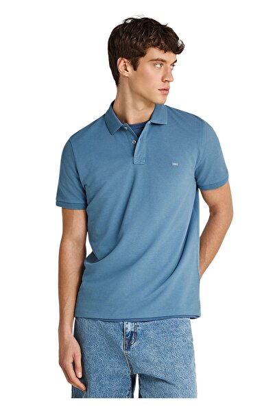 Funky Buddha Μπλούζα Polo FBM013-001-11 – Blue Heaven - l