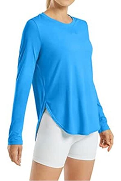 Generic Women with Long Sleeves Quick-Drying Sports Shirts, Sun Protection Cl...