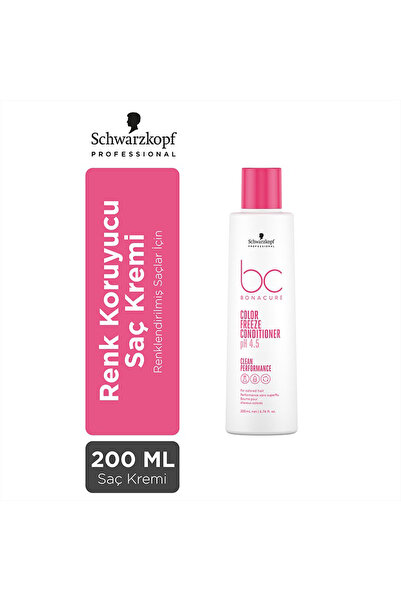 schwarzkopf professional BC BonacureClean Renk Koruyucu Saç Kremi - Color Fre...