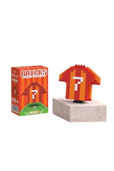 YDNE Sarı-Kırmızı Taraftar Forma Yapım Seti Mini Blok Brick Set 169 Parça
