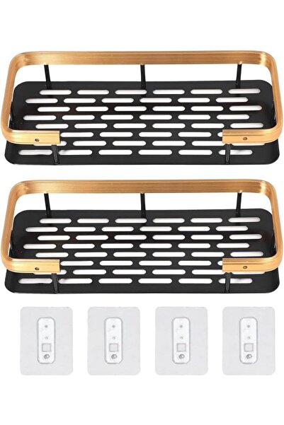 GENERAL 2-Pack Gold Shower Caddy Shelf Organizer,Bathroom Accessories Organiz...