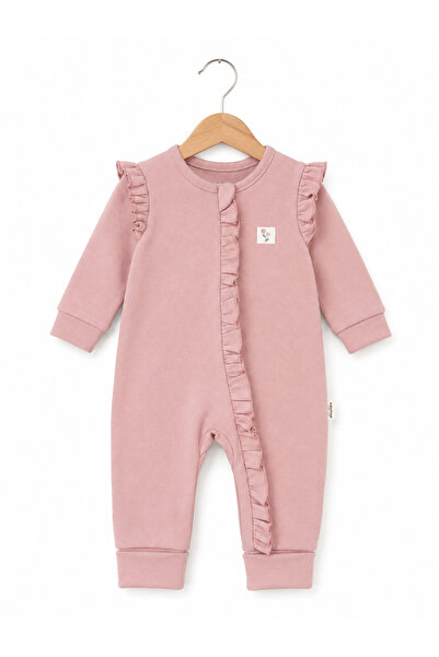 BabyCosy Organic Wear 100% Organic Cotton, Baby Girl Zippered Romper, Floral ...