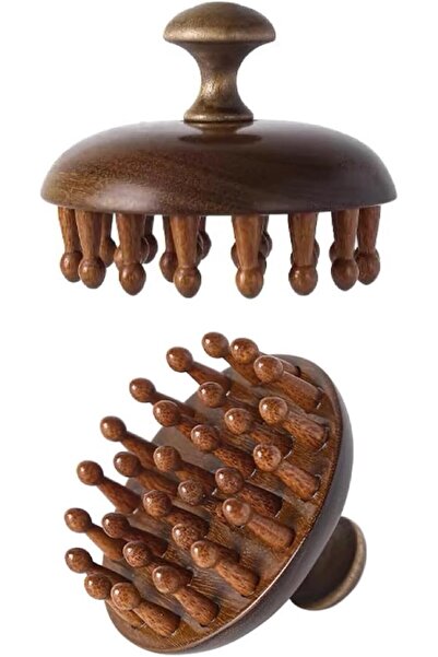 ALMEKAQUZ Wooden Scalp Massager, Wooden Massage Comb, Head Massager Scalp Str...