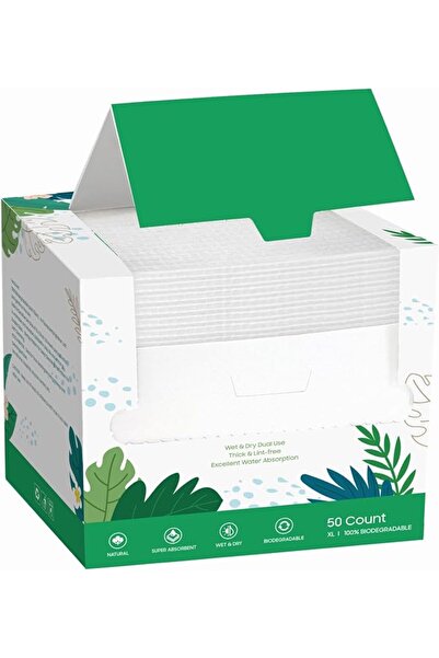 WVacFre Thick Face Towels,25x30cm Disposable Face Towelettes XL,Travel Portab...
