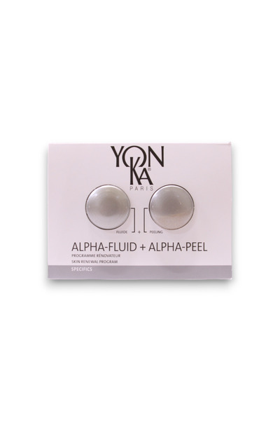 Yonka Комплект YonKa: Алфа, Пилинг, Пилинг лосион, 1 мл *Мостра + Алфа, Флуид...