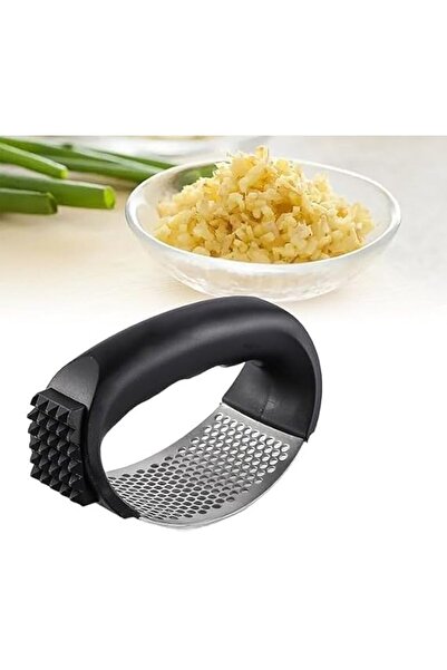 Goishtrie Arc Shaped Garlic Press Stainless Steel Durable Handheld Crusher Mi...