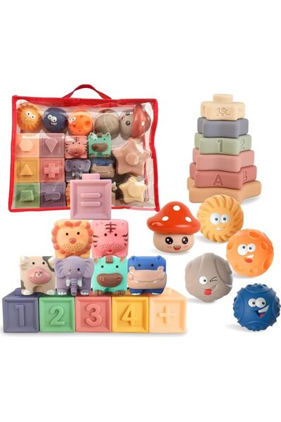 GENERAL Andanna 23pcs Baby Toys 12 Months, Montessori Toys for 1 Year Old, St...