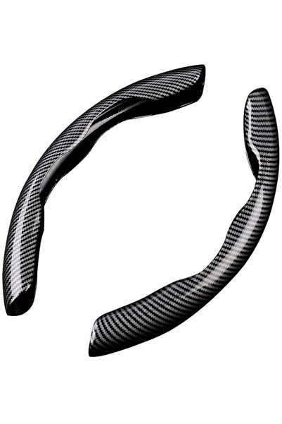 Aookay Car Steering Wheel Cover Carbon Fiber Universal Automobile Interior Ac...