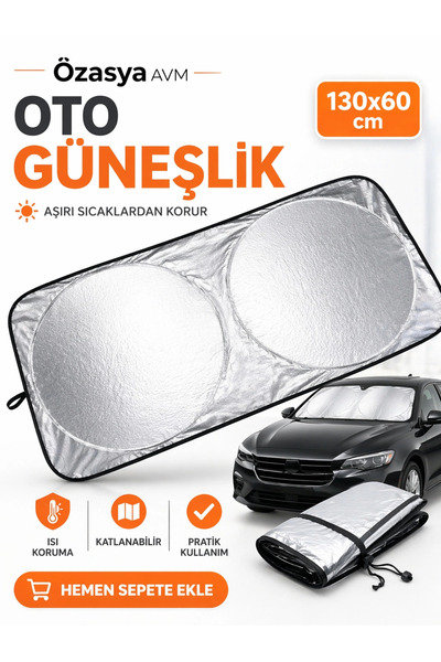 SORA GROUP Foldable Car Windshield Sunshade 150X70Cm Heat and Light Insulatin...