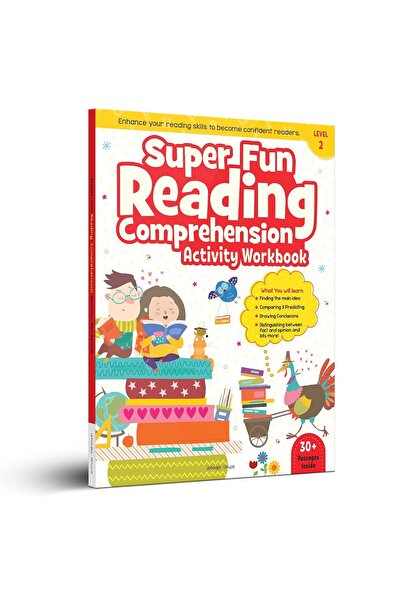 Wonder House Books Super Fun Reading Comprehension - Activity Workbook For Ch...