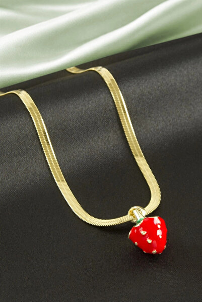 SORA GROUP Strawberry Luxury Steel Necklace