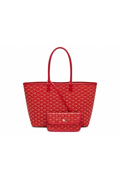 Generic Brand Classic Raspberry Bag with "Yol" Pattern