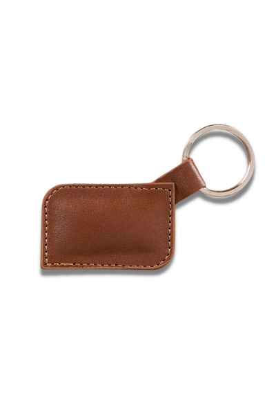 SORA GROUP Leather Keychain Rst2Ef Tan