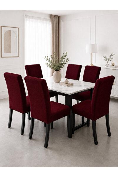 delfin HomeRoy Set 6 Huse Scaune Universale Supra - Elastice Set 6 bucăți
