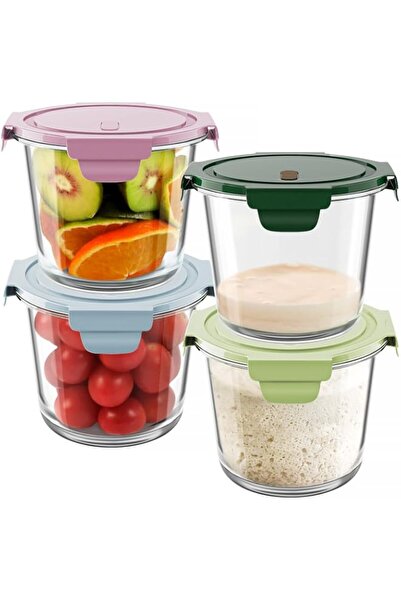 Generic - Glass Meal Prep Containers with Lids 23 oz Airtight 3-Cup Glass Sto...
