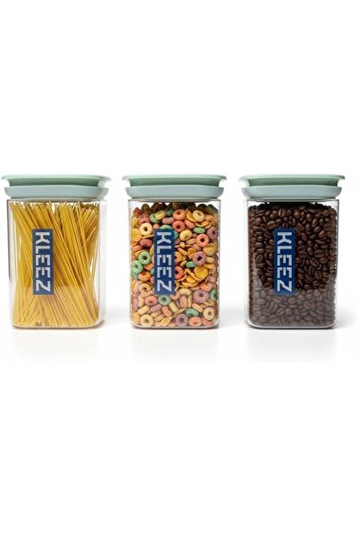 Generic Food Airtight Storage Containers | Set of 3 BPA-Free Clear Plastic Ja...