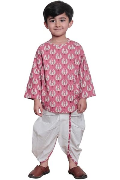 Polka Tots unisex-baby Festive Angrakha-1299_1 Angrakha Full Sleeve (pack of 2)