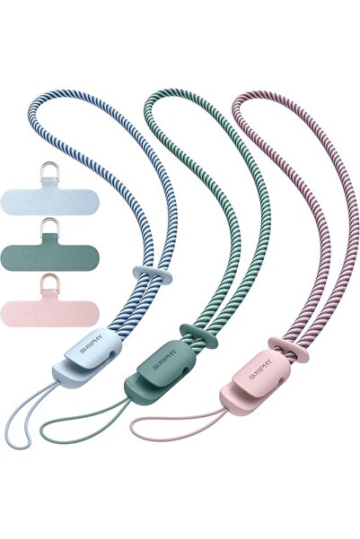 SURPHY 3 Pack Phone Strap with CellPhone Tether Tab, Phone Lanyard, CellPhone...