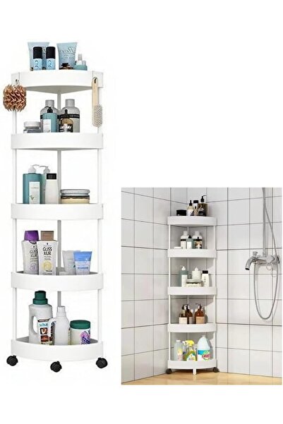 Aissiora Corner Shower Caddy Standing - 4 Tier Rust Proof Floor Standing Show...