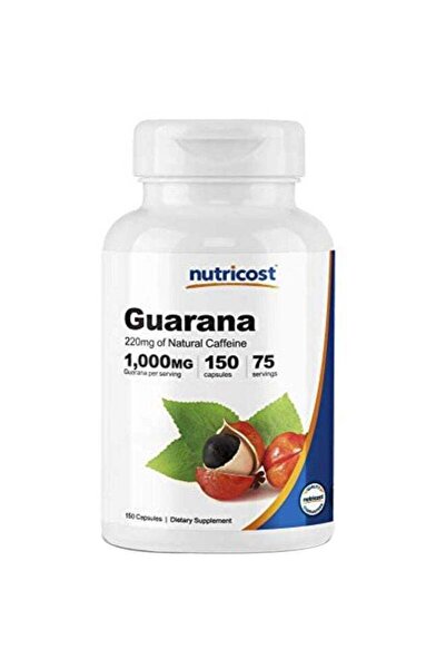 Nutricost Guarana Extract Capsules 1000 mg - 150 Vegetable Capsules