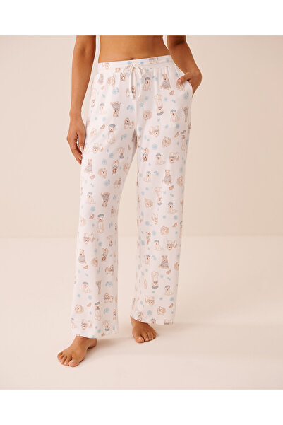 La Vie en Rose Dog Print Soft Knit Pajama Pants