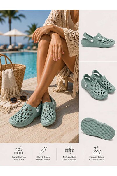 Hush Puppies Papuci EVA pentru femei, cu talpă anti-alunecare, ultra-ușori, r...