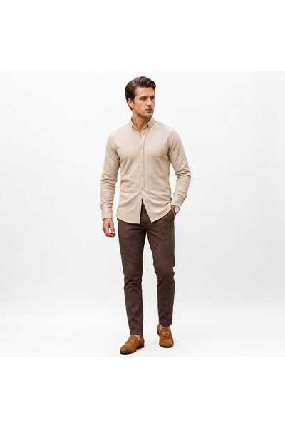 Volans Moda 6668 Slim Fit Textured Shirt